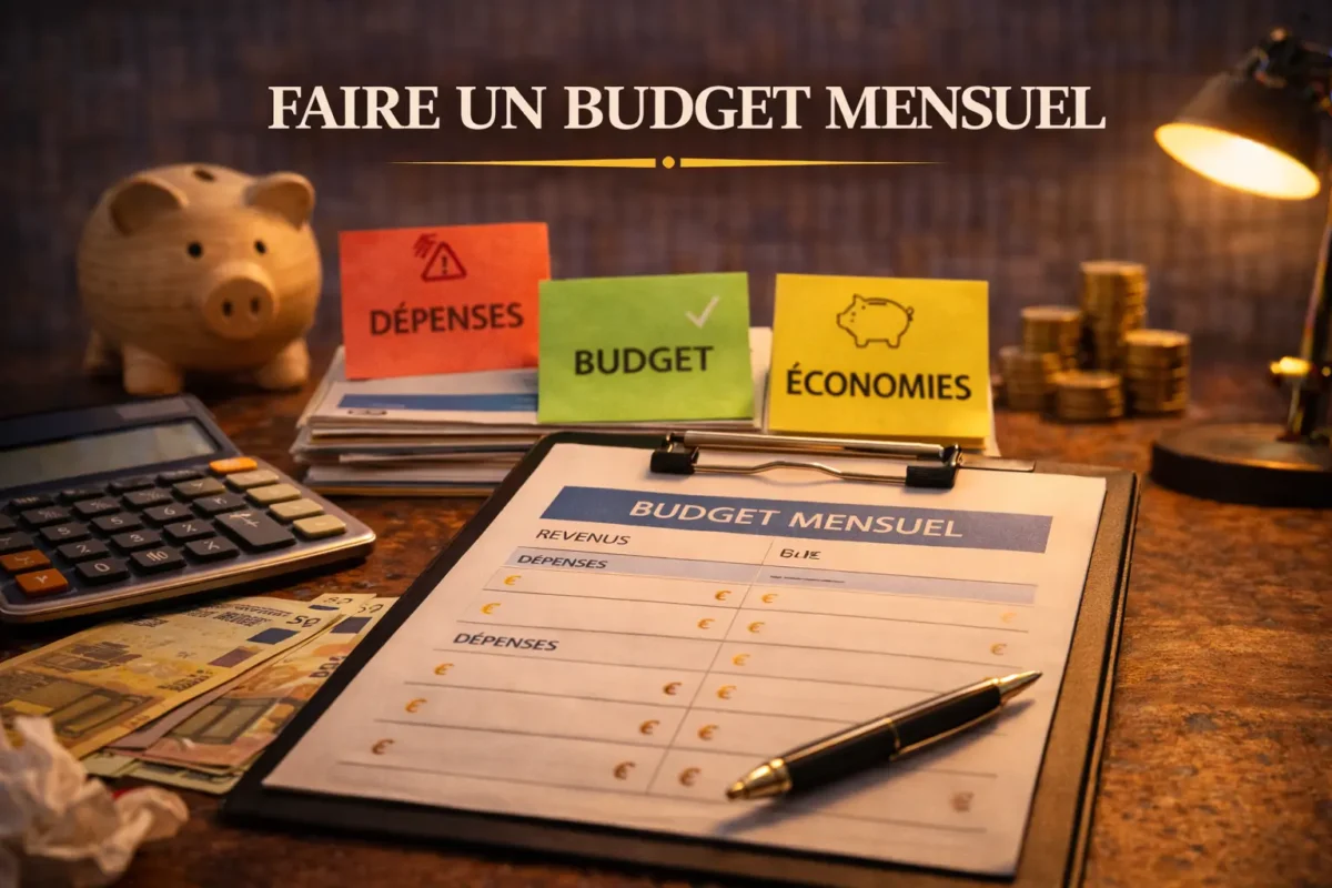 Faire un budget mensuel - Challenge Finance