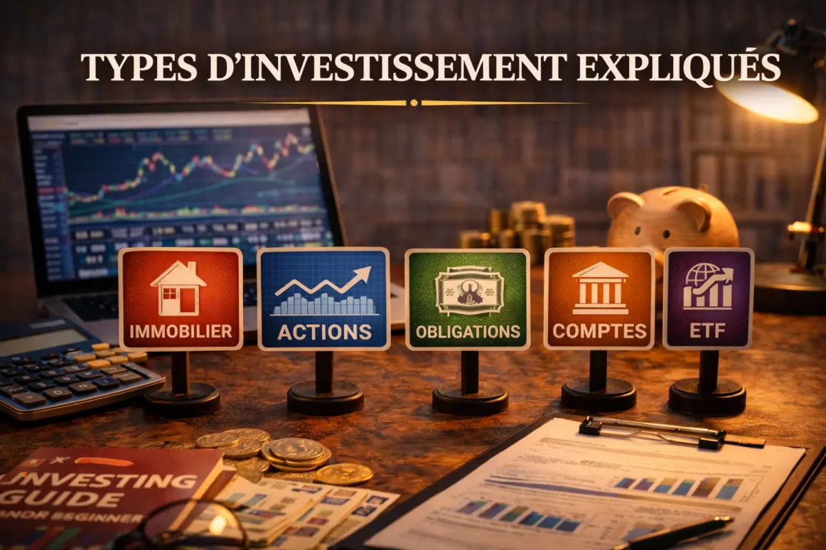Les types d'investissement expliqués - Challenge Finance